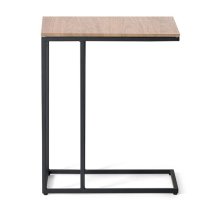 Tacita Wooden Side Table In Sonoma Oak