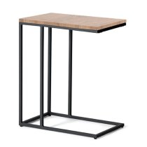 Tacita Wooden Side Table In Sonoma Oak