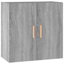 Kason Wooden Wall Storage Cabinet With 2 Doors In Grey Sonoma Oak