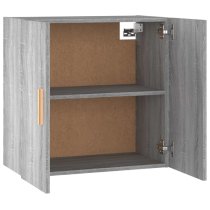 Kason Wooden Wall Storage Cabinet With 2 Doors In Grey Sonoma Oak