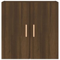 Kason Wooden Wall Storage Cabinet With 2 Doors In Brown Oak