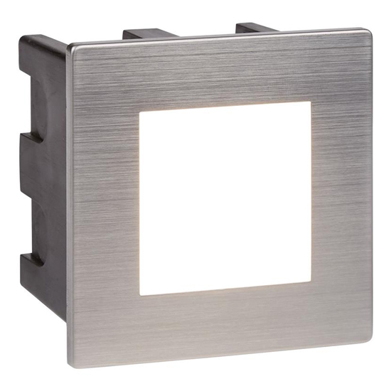 Ankle Small Square LED Recessed Light In Stainless Steel