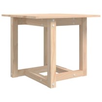 Delaney Square Pine Wood Coffee Table In Natural