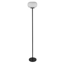 Lumina Glass Floor Lamp In White And Black