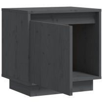 Aoife Pine Wood Bedside Cabinet With 1 Door In Grey