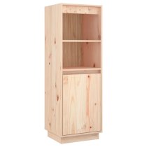 Bowie Pine Wood Storage Cabinet With 1 Door In Natural