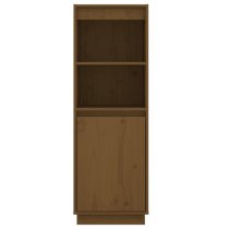 Bowie Pine Wood Storage Cabinet With 1 Door In Honey Brown