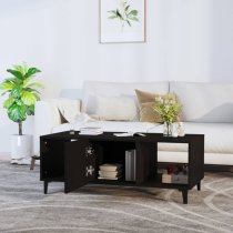 Ebco Wooden Coffee Table With 1 Door In Black