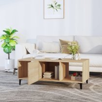 Ebco Wooden Coffee Table With 1 Door In Sonoma Oak