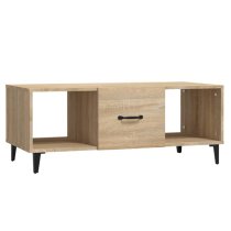 Ebco Wooden Coffee Table With 1 Door In Sonoma Oak