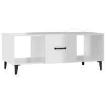 Ebco High Gloss Coffee Table With 1 Door In White