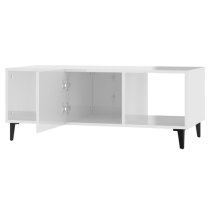 Ebco High Gloss Coffee Table With 1 Door In White