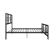 Burma Metal Single Bed In Black