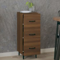 Radko Wooden Chest Of 3 Drawers In Brown Oak