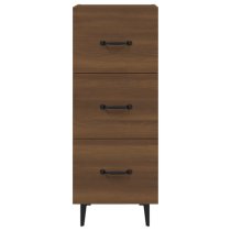 Radko Wooden Chest Of 3 Drawers In Brown Oak