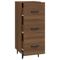 Radko Wooden Chest Of 3 Drawers In Brown Oak