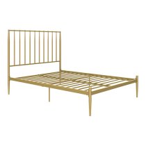 Giulio Metal Double Bed In Gold