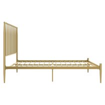 Giulio Metal Double Bed In Gold