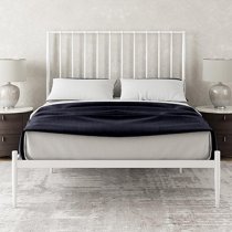 Giulio Metal Double Bed In White