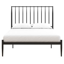 Giulio Metal King Size Bed In Black