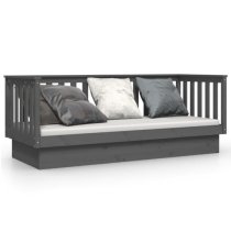 Diza Pinewood Single Day Bed In Grey