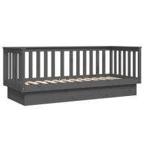 Diza Pinewood Single Day Bed In Grey