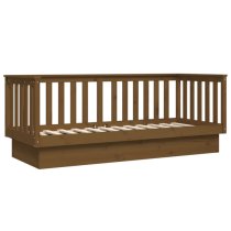 Diza Pinewood Single Day Bed In Honey Brown