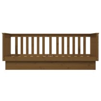 Diza Pinewood Single Day Bed In Honey Brown