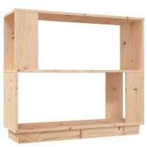 Ciniod Pinewood Bookcase And Room Divider In Natural