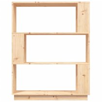 Civilla Pinewood Bookcase And Room Divider In Natural