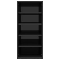 Antioch Set Of 2 High Gloss Shoe Storage Rack In Black