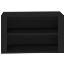 Culver Wooden Shoe Storage Rack In Black