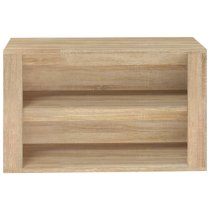 Culver Wooden Shoe Storage Rack In Sonoma Oak