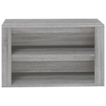 Culver Wooden Shoe Storage Rack In Grey Sonoma Oak