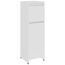 Smyrna Wooden Bathroom Storage Cabinet With 1 Door In White