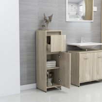 Smyrna Bathroom Storage Cabinet With 1 Door In Sonoma Oak