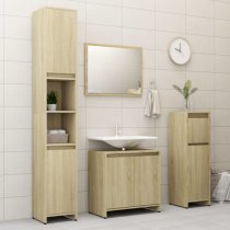 Smyrna Bathroom Storage Cabinet With 1 Door In Sonoma Oak