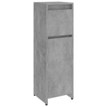 Smyrna Bathroom Storage Cabinet With 1 Door In Concrete Effect