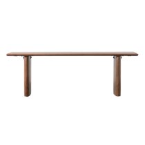 Burden Rectangular Small Wooden Dining Bench In Natural