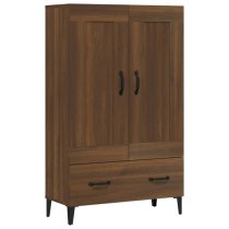 Chester Wooden Sideboard With 2 Doors 1 Drawer In Brown Oak