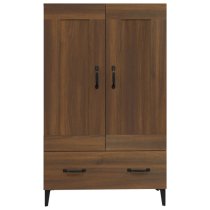 Chester Wooden Sideboard With 2 Doors 1 Drawer In Brown Oak