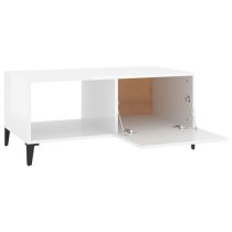 Pearl High Gloss Coffee Table With 1 Flap In White