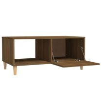 Plano Wooden Coffee Table With 1 Flap In Brown Oak