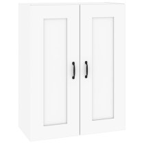 Lima Wooden Wall Storage Cabinet With 2 Doors In White