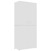 Norco Wooden Shoe Storage Cabinet With 2 Doors In White