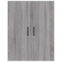 Albany Wooden Wall Storage Cabinet In Grey Sonoma Oak