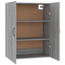 Albany Wooden Wall Storage Cabinet In Grey Sonoma Oak