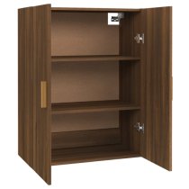 Avon Wooden Wall Storage Cabinet With 2 Doors In Brown Oak