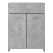 Carlton Wooden Bathroom Cabinet With 2 Doors In Concrete Effect