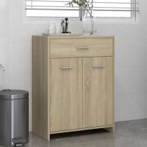 Carlton Wooden Bathroom Cabinet With 2 Doors In Sonoma Oak